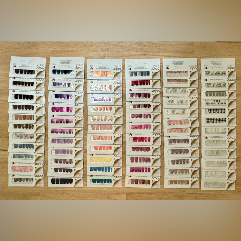 *68 New Sets* Massive Color Street Nail Polish Strips bundle!